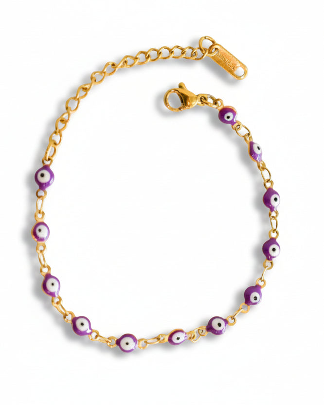Pulsera Ojitos Violeta