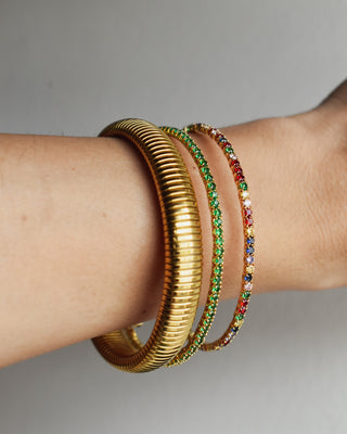 Pulsera Jenna Resorte Verde