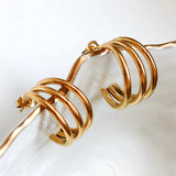 Arracadas Triples Lisas