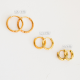 Arracadas Lisa Dorada