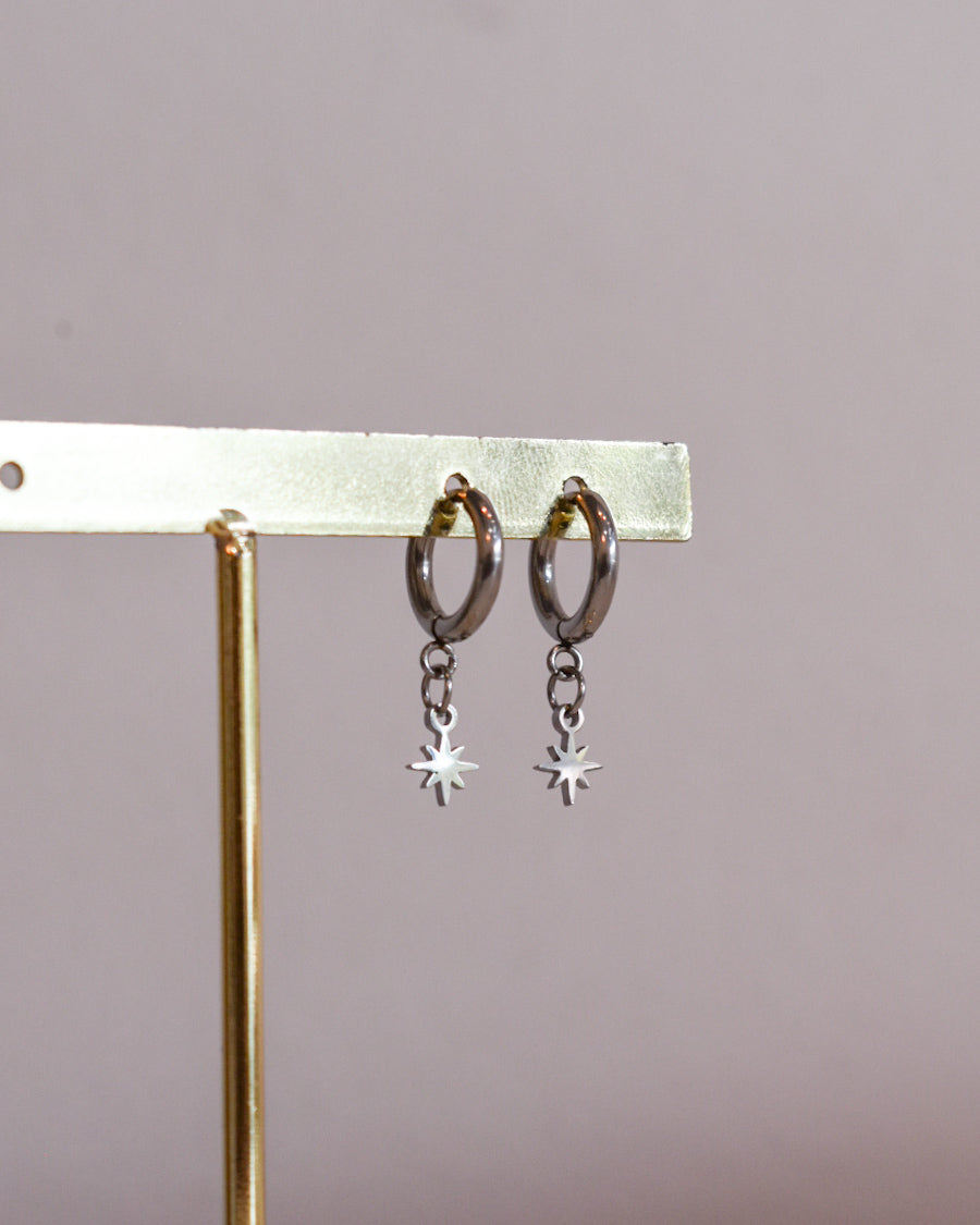 Arracada Mini Estrella Plateada