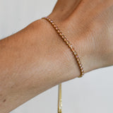 Pulsera Tennis Naranja - Ajustable