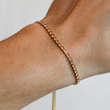 Pulsera Tennis Naranja - Ajustable