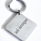 Llavero Personalizado Foto y Calendario Cuadrado