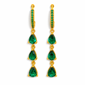 Aretes Anne Verde