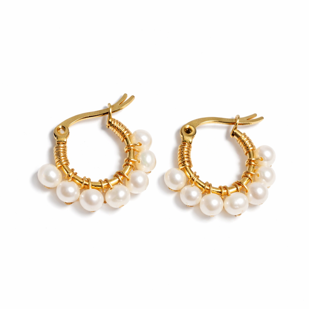 Arracadas Seven Pearls