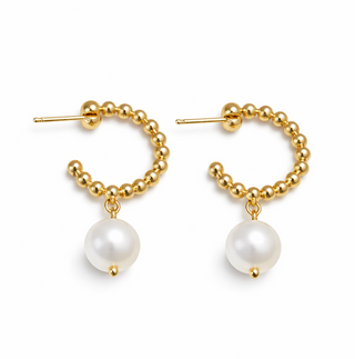 Aretes Larissa Blanco
