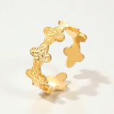 Anillo Clover Dorado