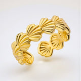 Anillo Conchitas Dorado