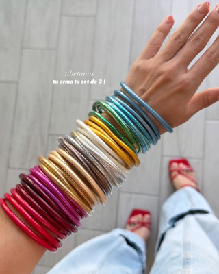 Set Pulseras Tibetanas