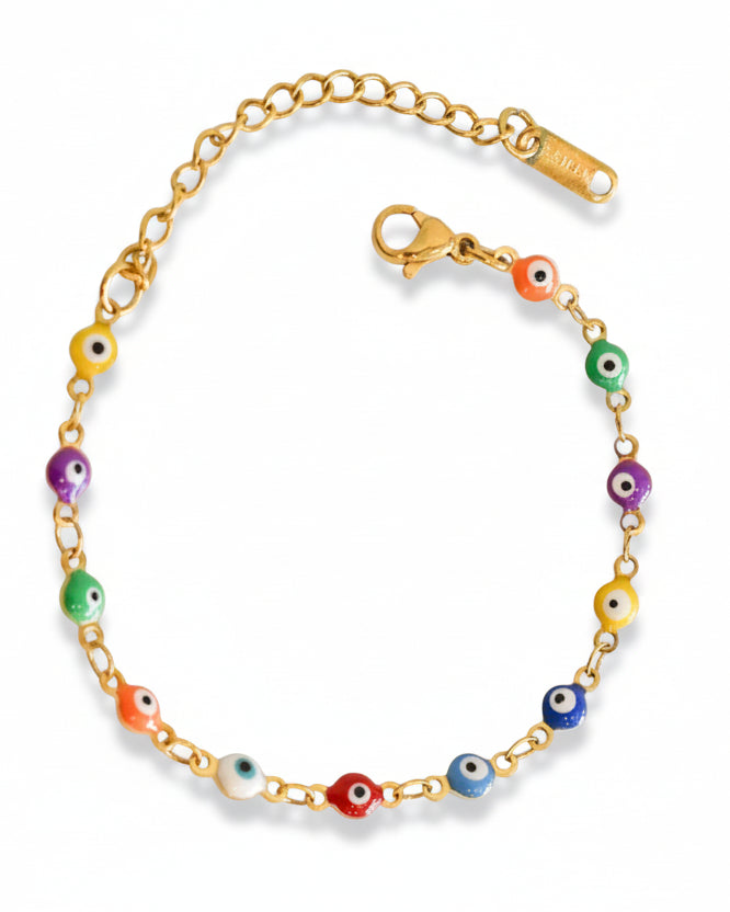 Pulsera Ojitos Colores Vivos