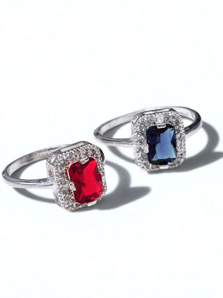 Anillo Cuadro - Plata .925