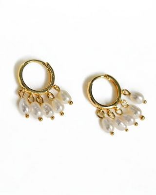 Aretes Medusa Perlas