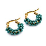 Arracadas Bora Turquesa Mini