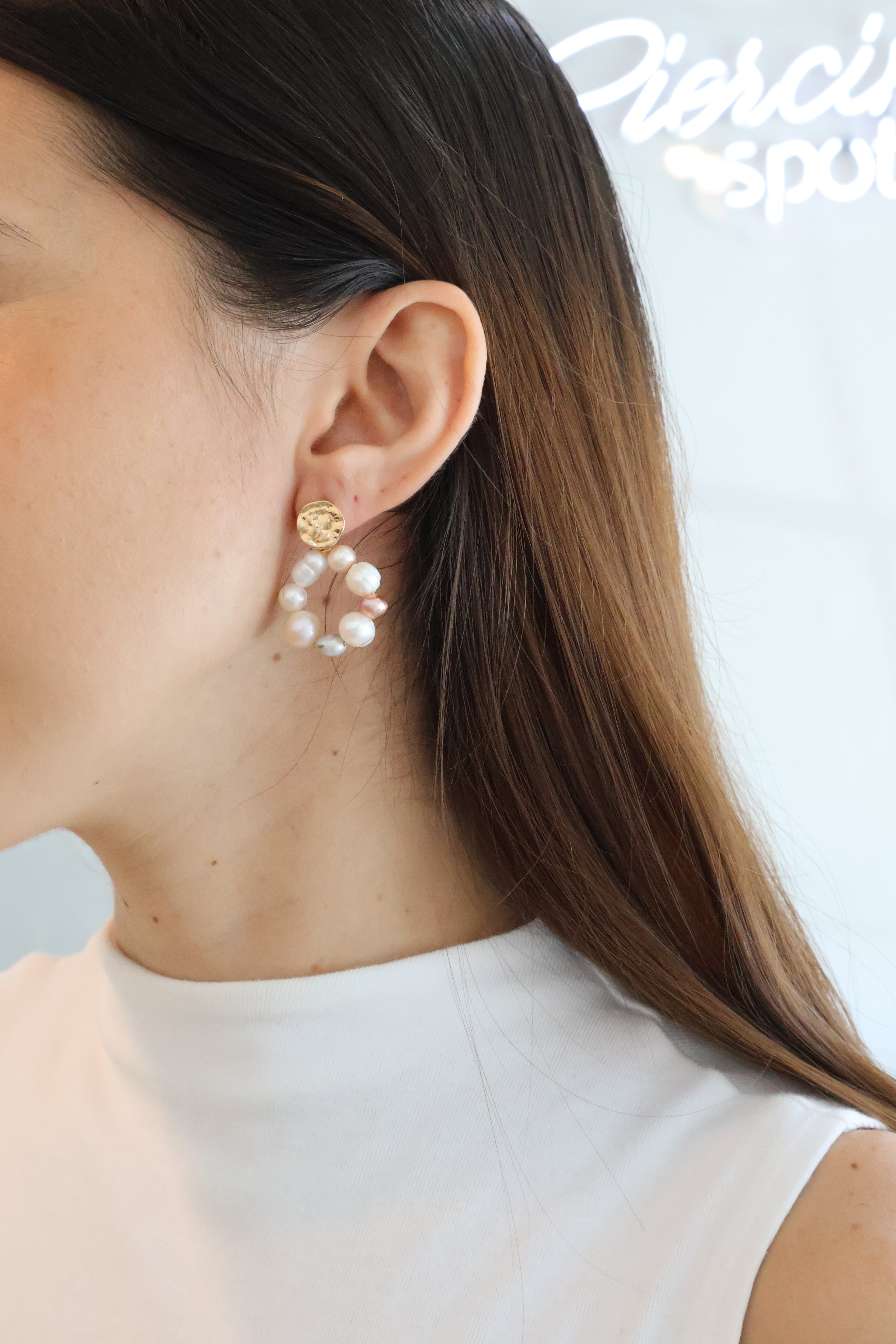 Aretes Joss Rosa Claro