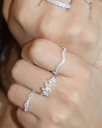 Anillo .925 Ondas Cristal