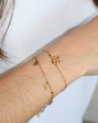 Pulsera Triángulo Colgantes