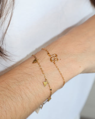 Pulsera Triángulo Colgantes