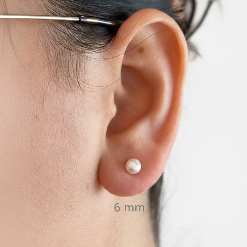 Aretes Perlas Blancas Plata .925