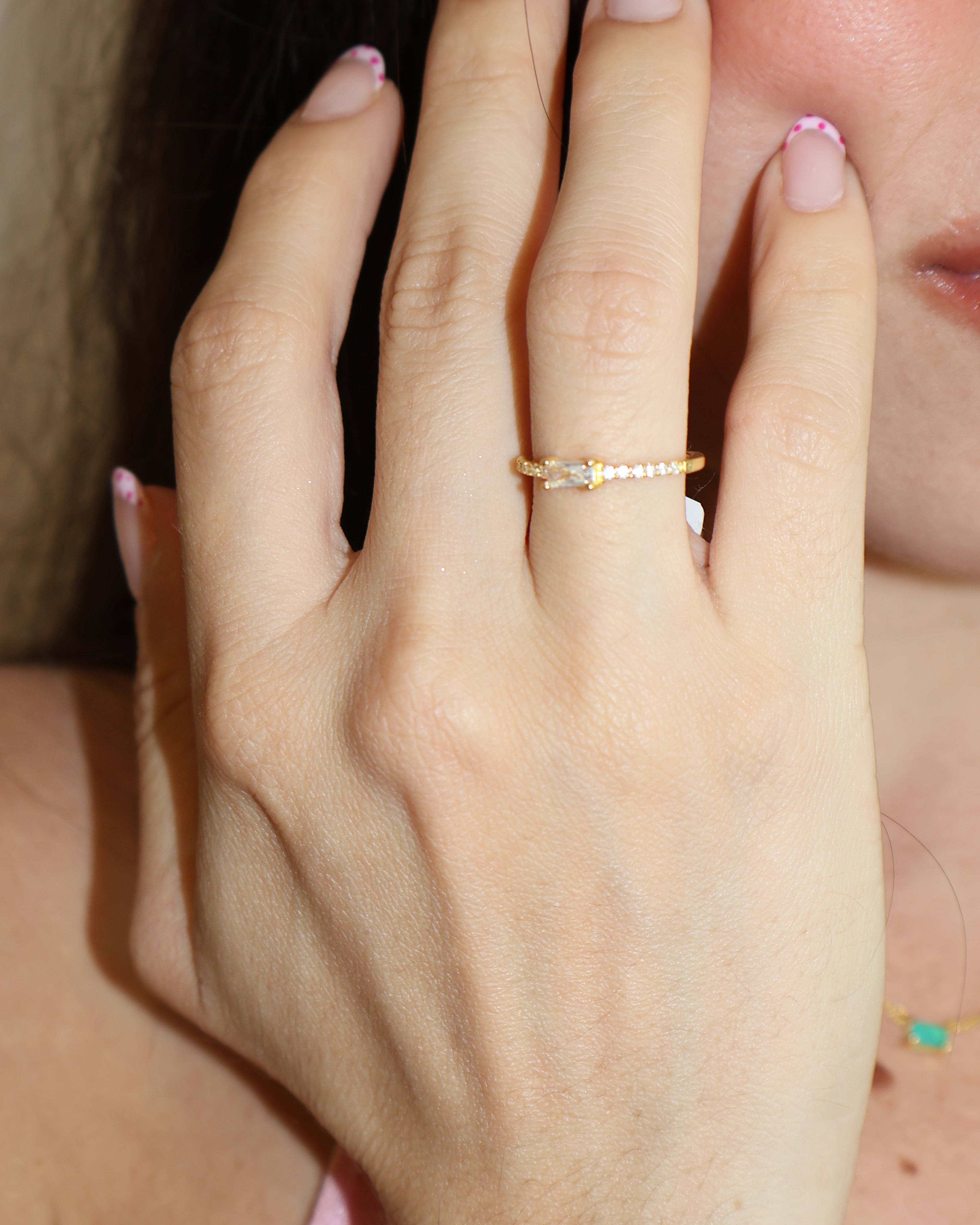 Anillo Charlotte Plata .925 Dorado