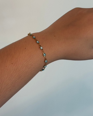 Pulsera Ojitos Turquesa