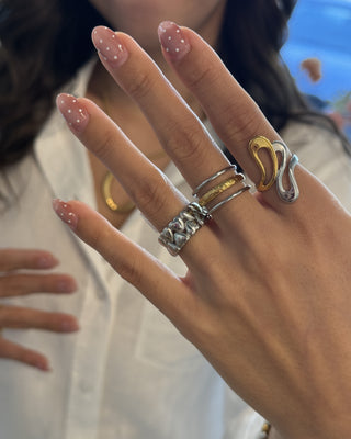 Anillo Corazones