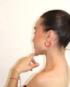 Aretes Isabella Rojos